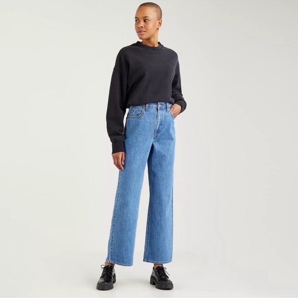 Levi’s High Waisted Straight Jean Women’s 28 Blue - Picture 1 of 10